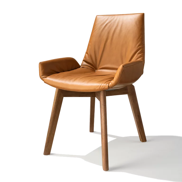 comfortable lui plus upholstered chair with wooden frame in walnut upholstered chair lui plus with wooden frame in walnut