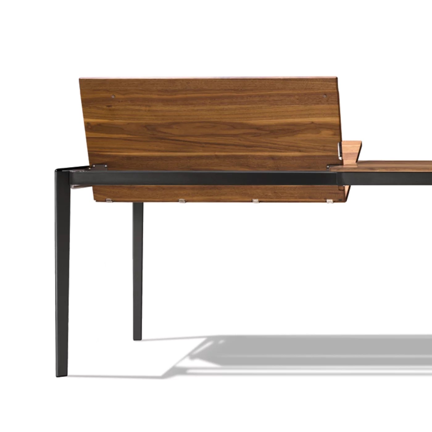 extendable table tak made of walnut extendable dining table tak made of solid wood in walnut