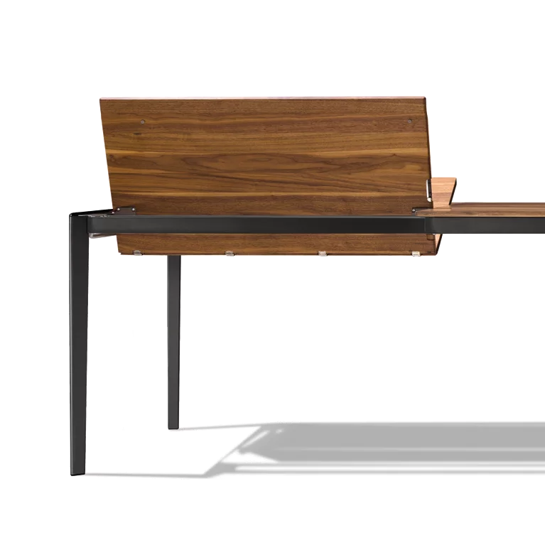 extendable table tak made of walnut extendable dining table tak made of solid wood in walnut