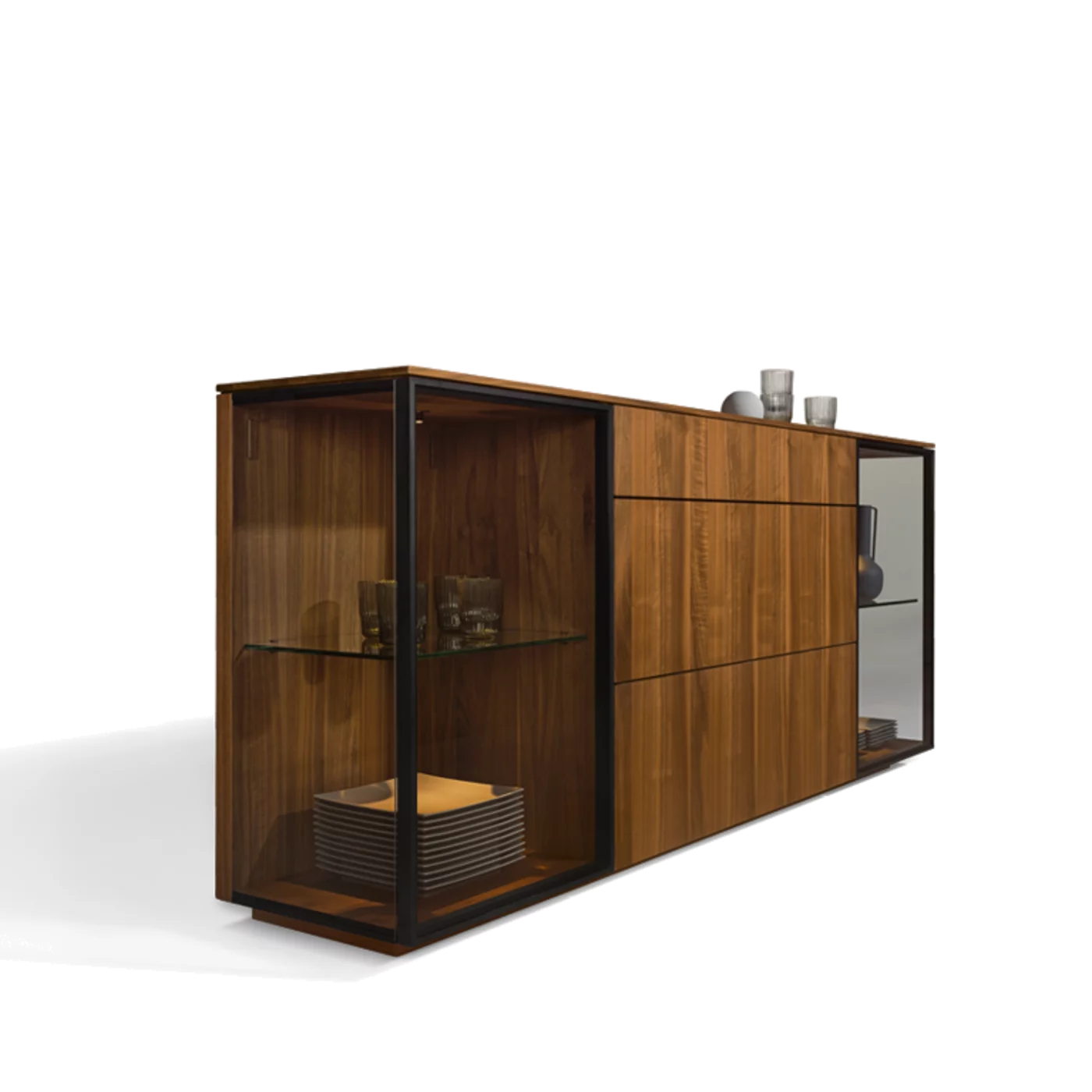 filigno Anrichte in Nussbaum massiv edle filigno Anrichte in Nussbaum massiv