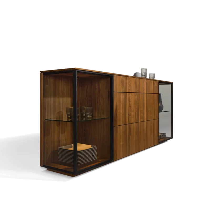 filigno Anrichte in Nussbaum massiv edle filigno Anrichte in Nussbaum massiv