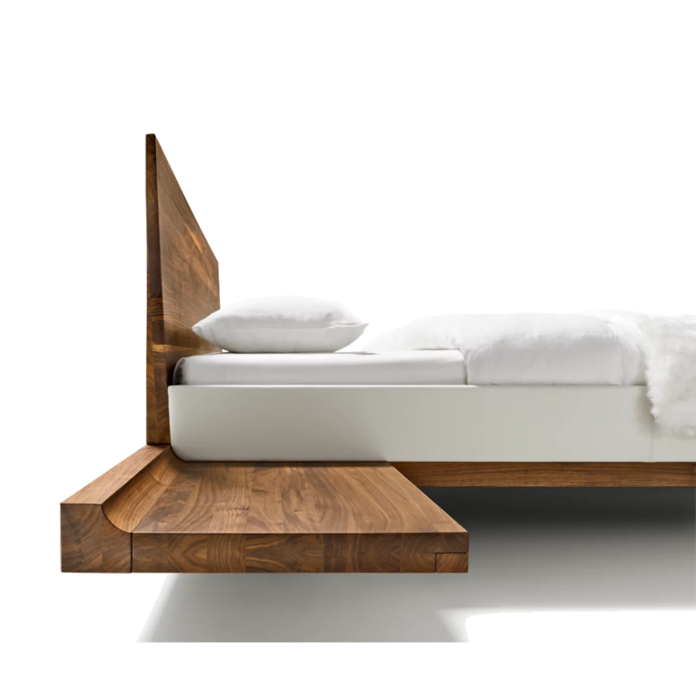 riletto Schminkkonsole aus Holz, Detailansicht riletto Schminkkonsole in Eiche Weißöl, Detailansicht