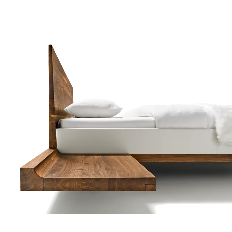 riletto Schminkkonsole aus Holz, Detailansicht riletto Schminkkonsole in Eiche Weißöl, Detailansicht