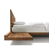 riletto Schminkkonsole aus Holz, Detailansicht riletto Schminkkonsole in Eiche Weißöl, Detailansicht