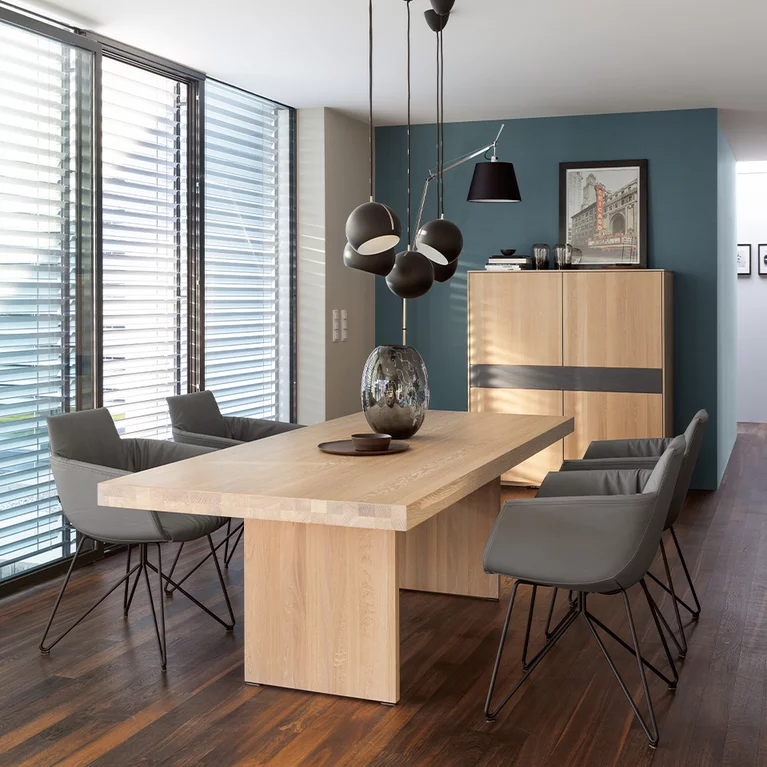 extendable solid wood table with wooden sides and elegant dining chairs extendable tema solid wood dining table in oak white oil with elegant dining chairs