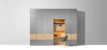 elegant wooden hinge-door wardrobe with coloured glass fronts and lui plus chair elegant valore hinge-door wardrobe in oak white oil with coloured glass fronts and the lui plus chair